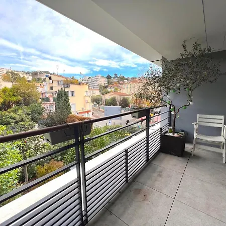 Avec Terrasse 400m Croisette / Rue D'antibes Lägenhet